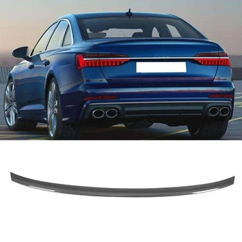 

Trunk Spoiler Auto Modification Fit for A6 C8 19-up Universal Wing Carbon Fiber S6 Style ABS Car Spoilers Accessories