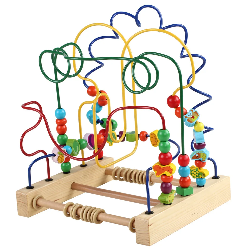 

Extra Large Knowledge Large Bead-stringing Toy Bead Toy Young CHILDREN'S Baby Hand-Eye Coordination Exercise Early Childhood Edu