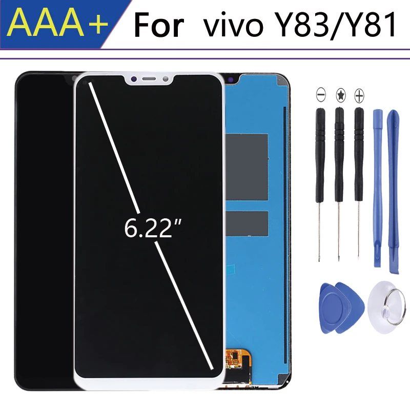 

For 6.22" pantalla vivo y81 lcd Touch Screen Y83 display 10 tбctil piezas y81s Digitizer Assembly Parts in Mobile Phone LCDs
