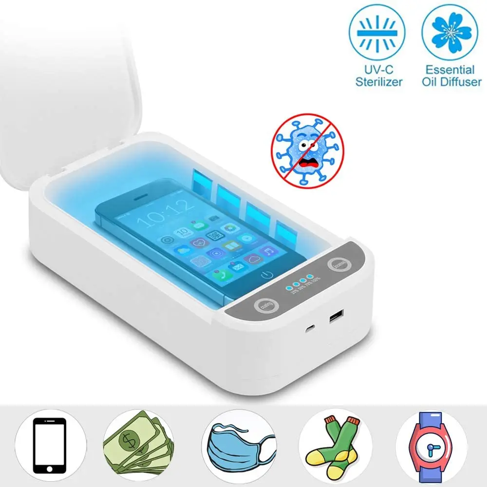 New Masks Ultraviolet Sterilizer Box Uvc Light Portable Automatic Disinfection with Kill The Virus Blacklight Led Protection | Освещение