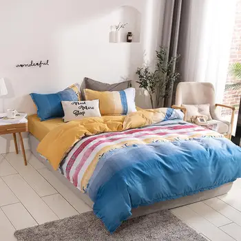 

3/4pcs Kid Bed Cover Set Comforter/Duvet Cover Adult Child Bed Flat Sheets and Pillowcases Comforter King Full Twin Bedding Set