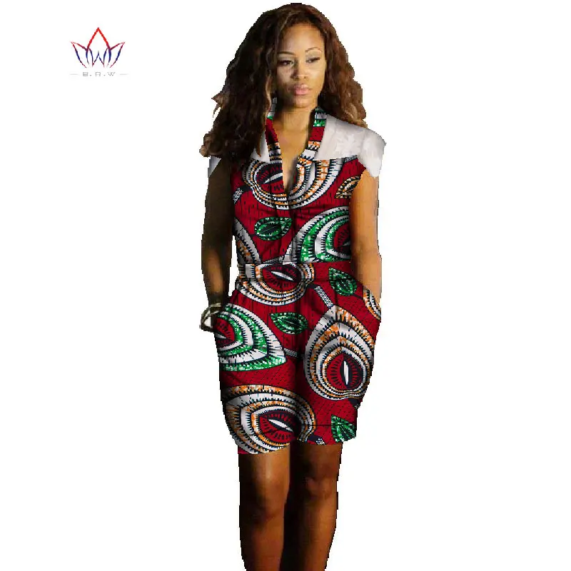 Традиционная африканская одежда женские боди Дашики комбинезоны для женщин плюс Размер Женская одежда Дашики печати 6XL боди WYW06 - Цвет: 8