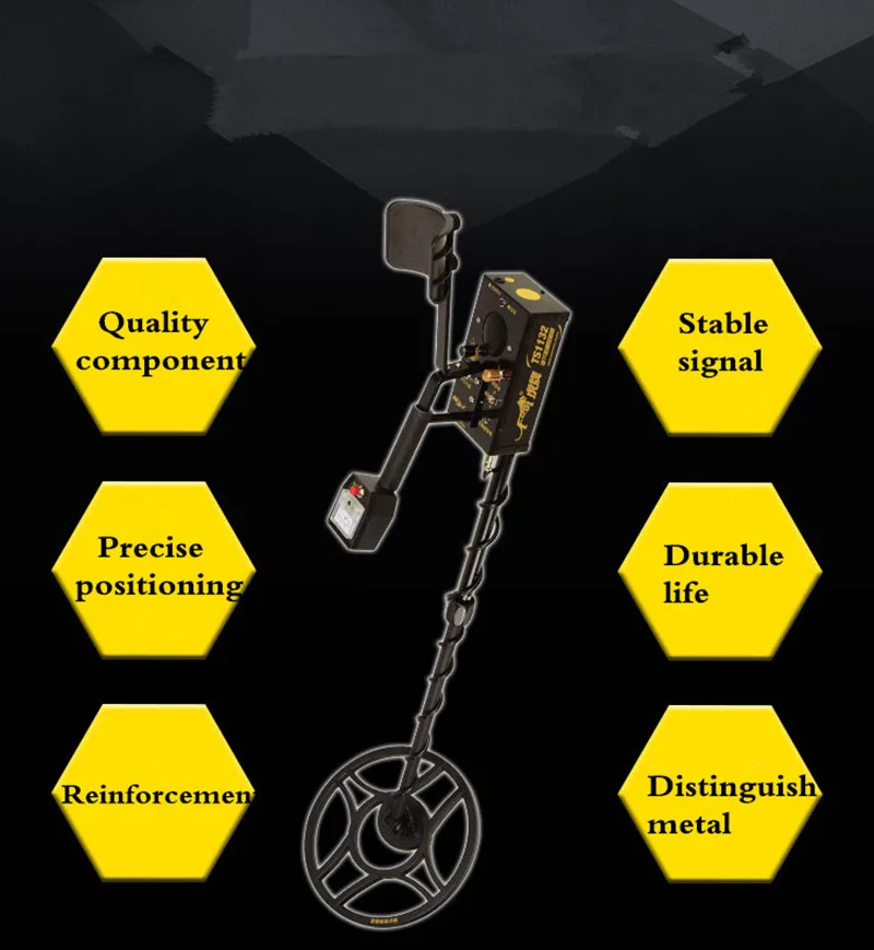 Search Metal Detector Underground Pinpointer Long Range Gold Detector Underwater Waterproof Profissional Detective Depth 2M