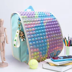 Mochila de gran Pop para estudiantes, Bolsa Escolar, juguetes para aliviar el estrés para adultos y niños, regalo para niños, caja antiestrés