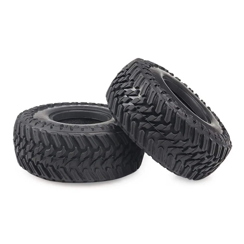 4Pcs 107mm 1.9" Rubber Rocks Tire with Foam for 1:10 RC Rock Crawler Axial SCX10 90047 D90 D110 TF2 TRX-4 S273
