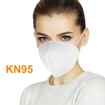 

1PC Face Mask 4-Layer Filter Soft Breathable Protective Mask Particles Face Safety Mask Against Dust Fog Haze Air Pollution