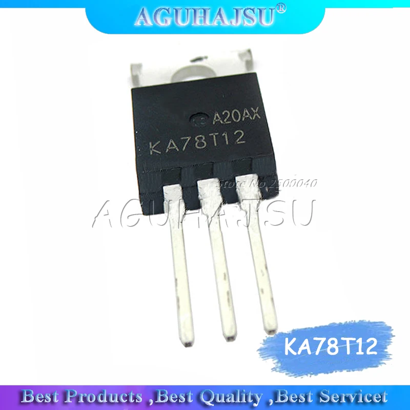 5 шт. MC78T12CT KA78T12 LDO линейный регулятор 12В 3а TO220 | Электронные компоненты и