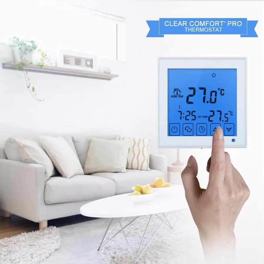 

Household Electric Floor Heating Thermostat Temperature Controller Thermoregulator 200~240V Electric Thermostat