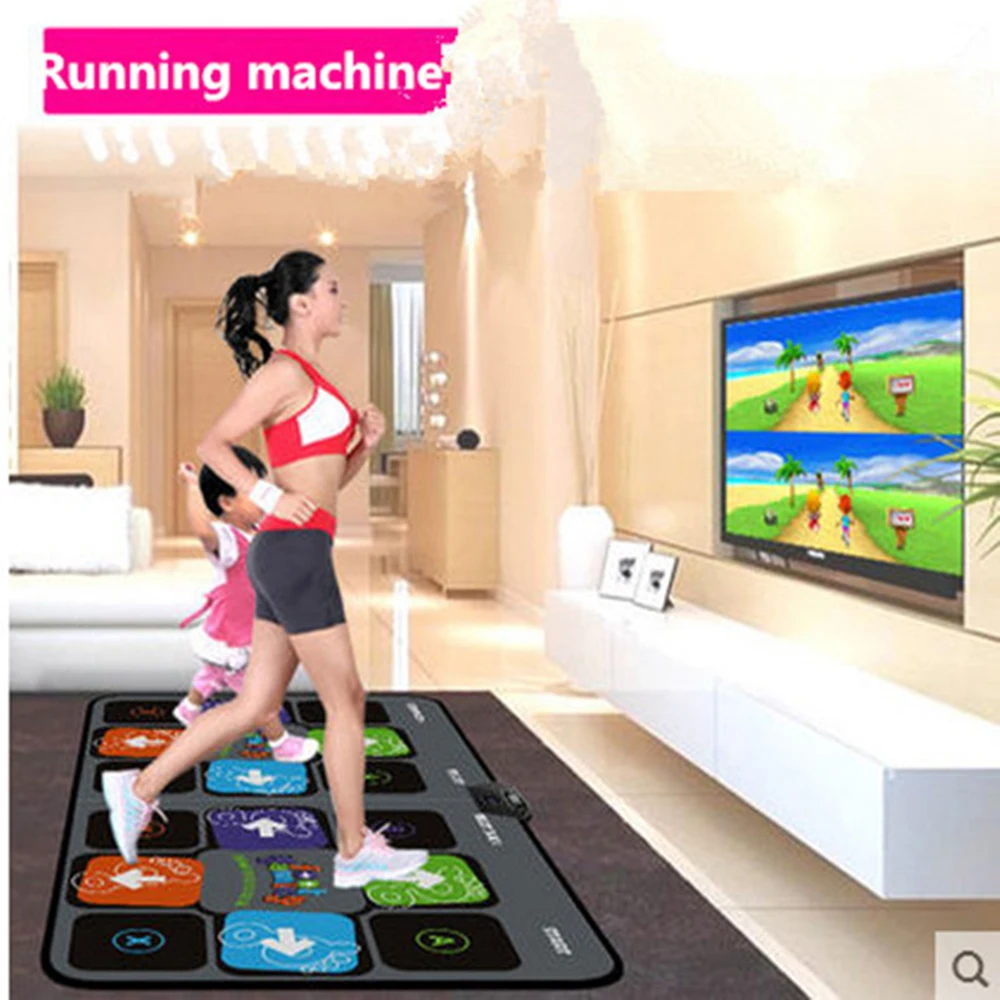

Double Dancing Mad Pad Dual HD Thickening Device Step Game Machine Remote Controller for Android TV Computer for Yoga Fitness