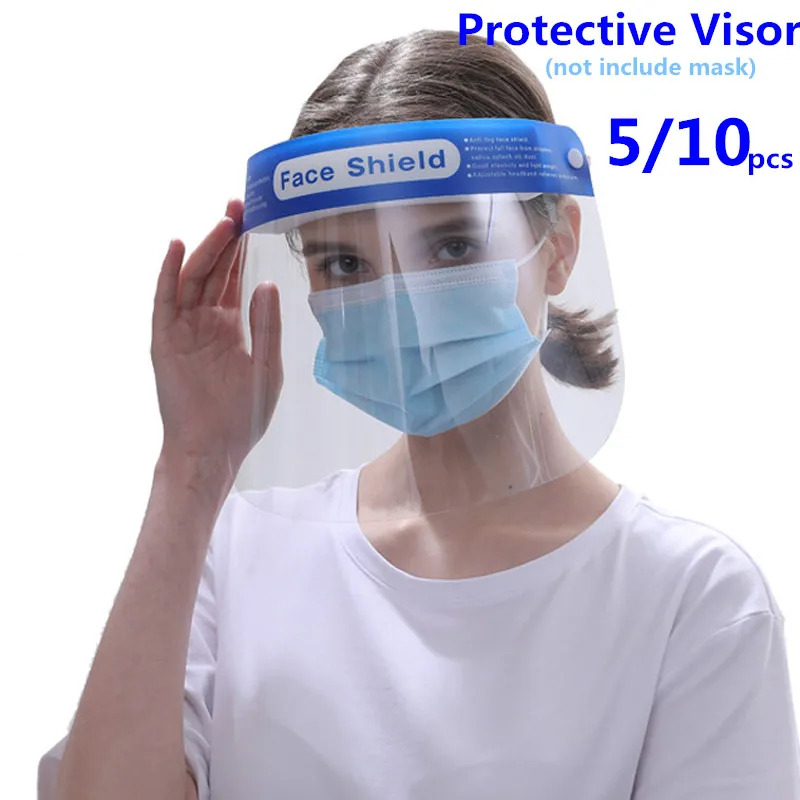 

New Anti Droplets Mask Visor Saliva Fog Blocking Protective Face Shield Full-Face Protective Mask Anti-Fogging Stretchy Headband