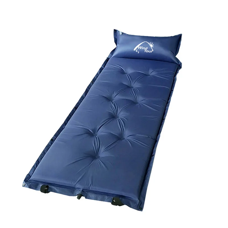 Automatic blow up lilo outdoor tent sleeping MATS lunch break single