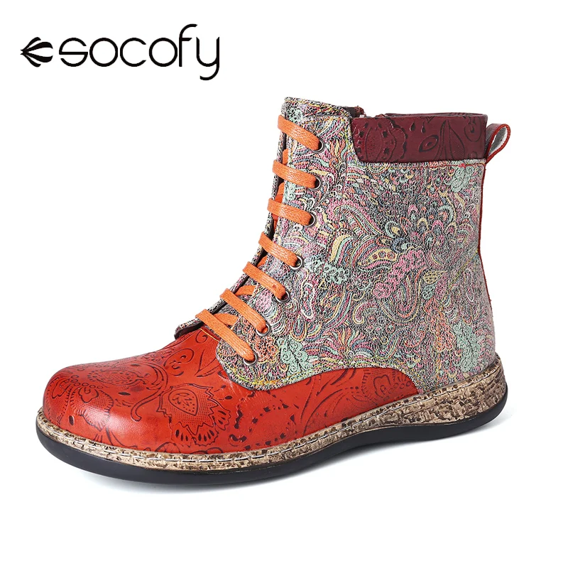 comfy flat ankle boots