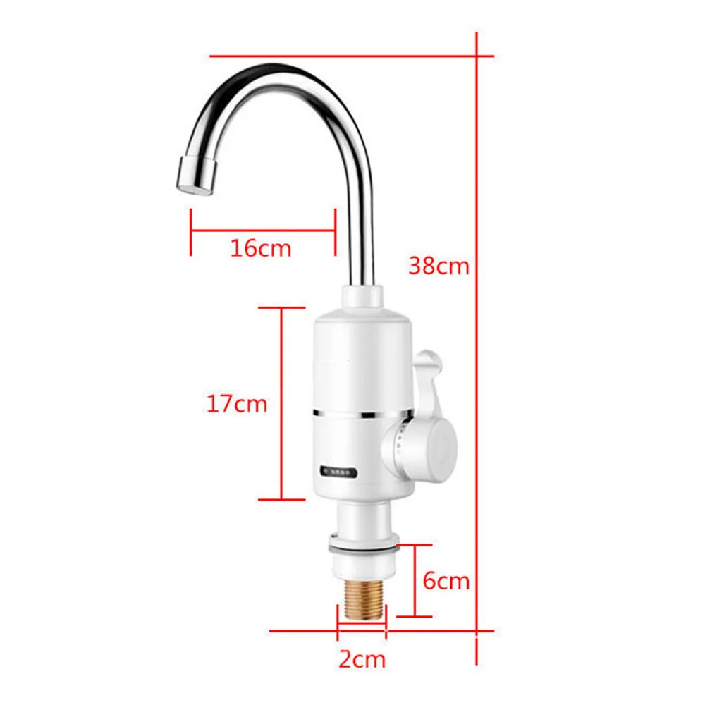 

Attachment Electric Faucet 3000W 220V Kitchen Sink Silver 16Ah Bathroom