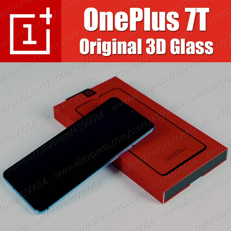 

Stock 22g oleophobic Coating 100% Original OnePlus 7T 3D Tempered Glass Screen Protector