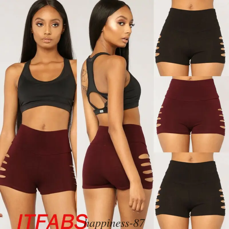 

LADIES WOMENS CYCLING SHORTS DANCING SHORTS LEGGINGS ACTIVE CASUAL SHORTS 10-16