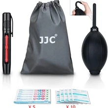 JJC 5in1 Camera Cleaning Kit, Air Dust Blower + Lens Cleaning Pen + Wet Cleaning Wipes + Wrapped Cleaning Cloth + Storage Pouch