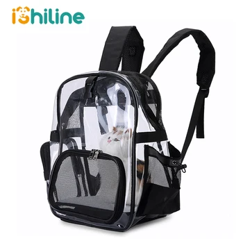 

2020 New Carries Backpack Cat Bag full Transparent Pet Backpack out Portable Dog Package Cat Bag Breathable Pet Bag Unisex