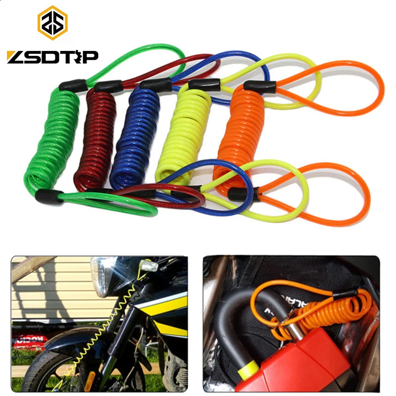 ZSDTRP противокражная сигнализация на мотоцикл скутер диск замок кабель для