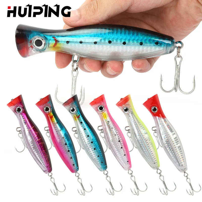 

Floating Top Water Poppler Lure 12cm 13g Sea Salt Water Fishing Popping Lure