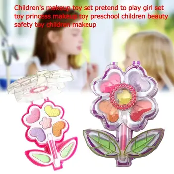 

Children's Makeup Toy Set Diy Washable Makeup Tools Simulation Pretending Safe Children's Non-toxic Toy Makeup W8T5
