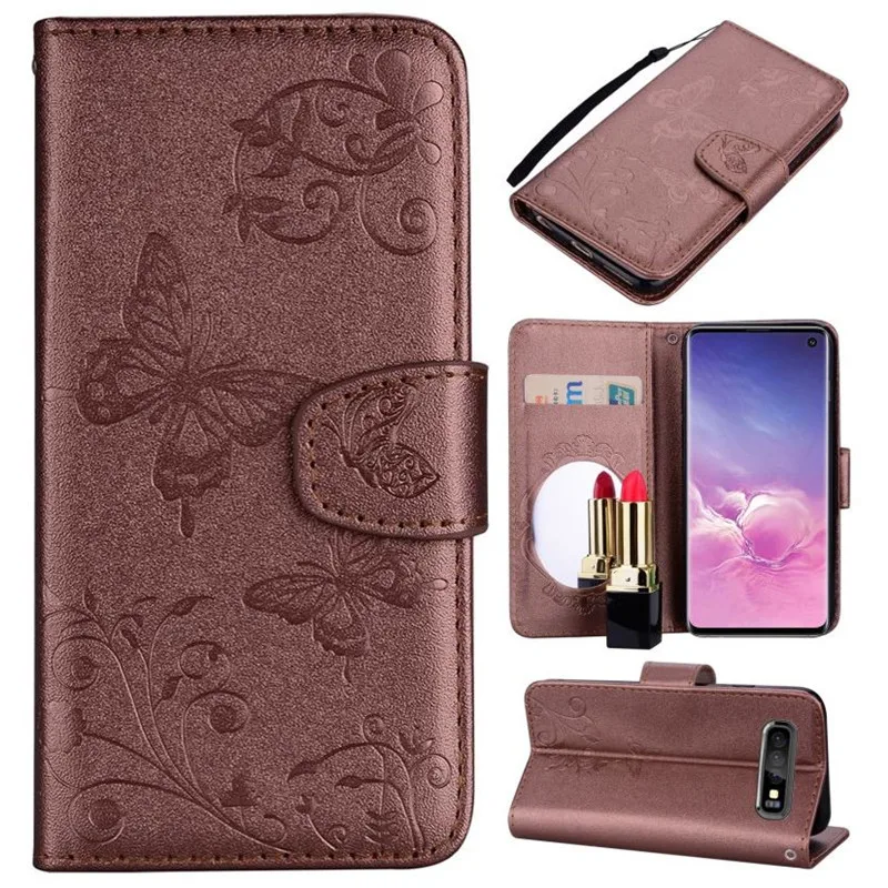 Роскошный Винтажный чехол для телефона Apple iPhone 11 Pro Max X XS Max XR 5 5S 6 6S 7 8 Plus кожаный бумажник откидная крышка Coque D03D - Цвет: Coffee C