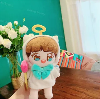 

[MYKPOP]Doll's Clothes: Hooded Sweater with Bow+Love Cane 2pcs Set for 20cm Dolls(without doll) KPOP Fans Collection SA19112108