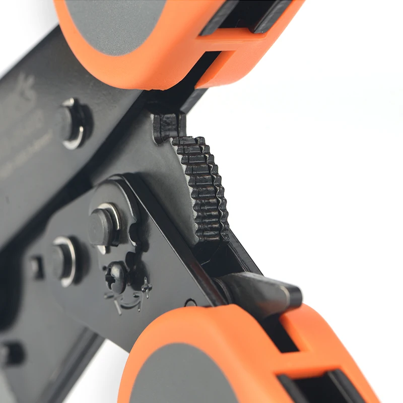 IWS-0546B Automotive Wire Harness Terminal Pliers 4.8/6.3mm Spring Connectors Crimping Pliers Cold Pressing Tool Hand Crimper