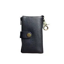 Мужской кожаный Длинный кошелек ID кредитный держатель для карт брелок сумка кошелек сумочка U50C