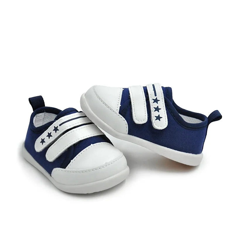 

2018 Autumn xiao liu Treasure Velcro Babies' Toddler Shoes Canvas Europe And America Soft-Sole Breathable Baby Healthy Shoes for