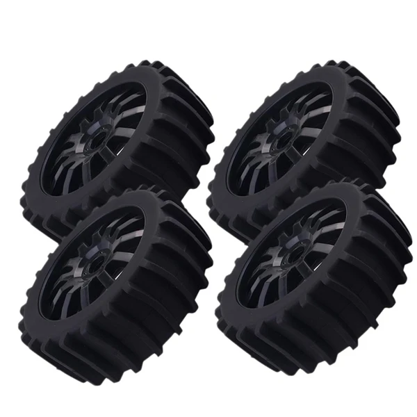 

4Pcs 1/8 RC Off Road Buggy Snow Sand Paddle Tires Tyre Wheel for HSP HPI Baja
