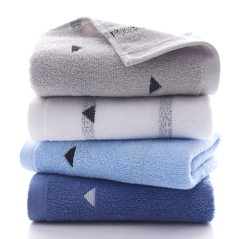 

New Plaids Triangular Heart Pattern Cotton Absorbent Hand Towel Dry Face Towels serviette toallas de ducha navidad gift 34*74cm