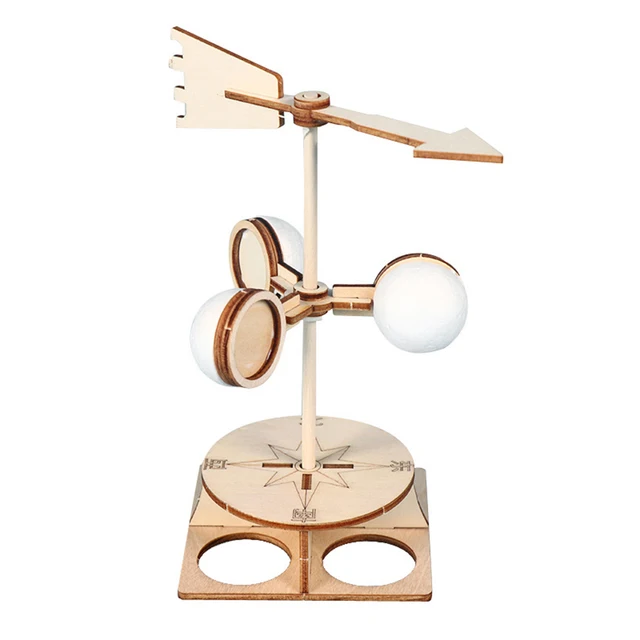 Students DIY Wind Vane Model Kit Develop Children Curiosity Creativity Direction Science Experiment Educational Toys 6