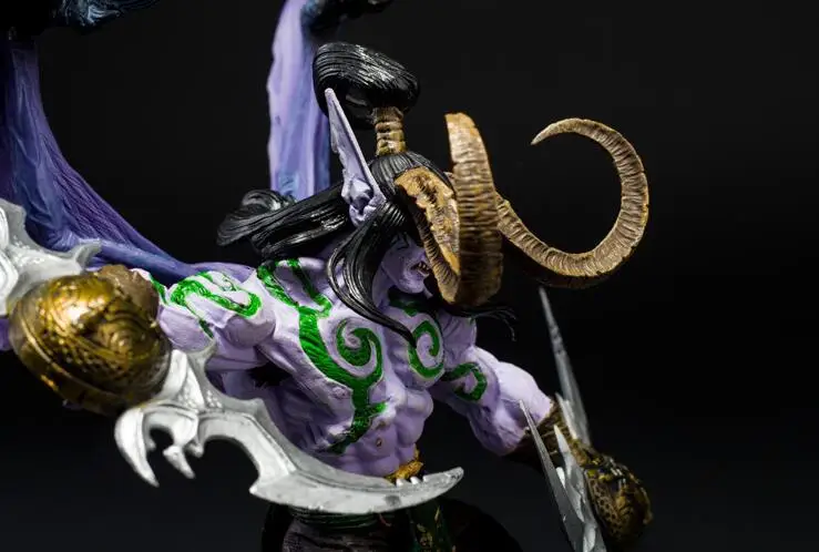 

World of Warcraft Anime Garage Kit Decoration DC5 S Demon Hunter Form Illidan Garage Kit Model