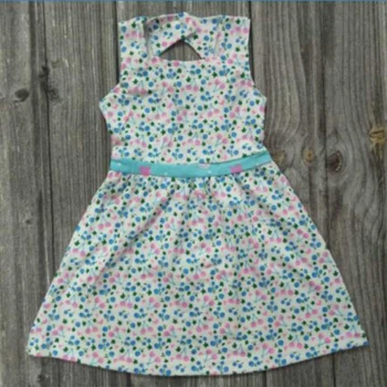 

2020 Baby Summer Clothing Cute Infant Kids Baby Girl Floral Sleeveless Knee Length Holiday Princess Dresses
