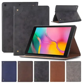 

Retro PU Leather Flip Stand Cover For iPad 10.2" 2019 Protective Case Shockproof Tablet Cover For iPad 7th Gen A2197 A2200 2198