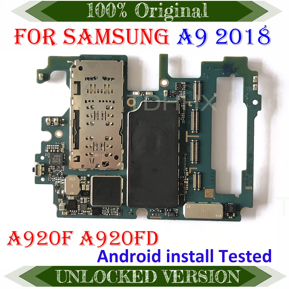 Материнская плата для Samsung Galaxy A9 128 A920F SM-A920FD A90 64 ГБ Android | Мобильные телефоны и