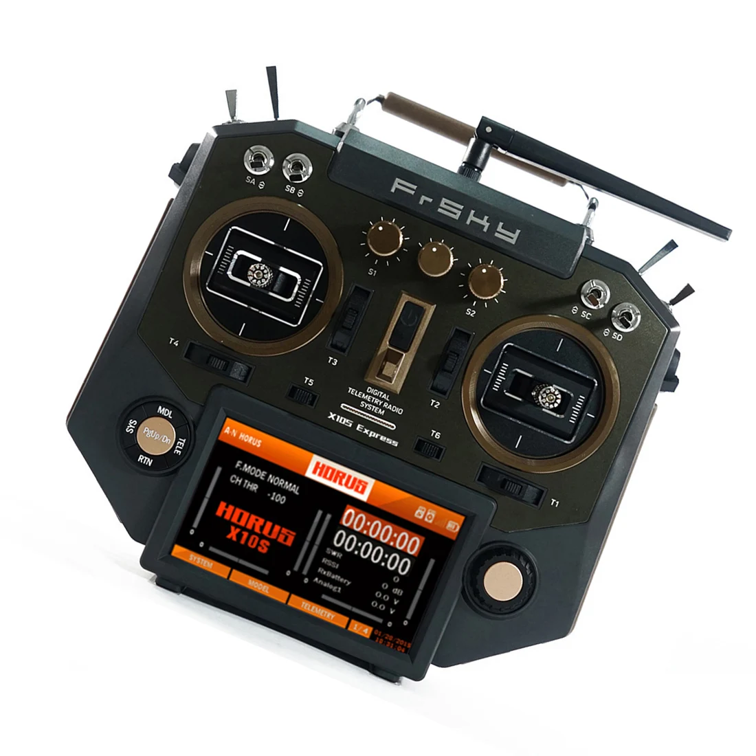 Передатчик FrSky Horus X10 X10S Express имеет 24 канала с более быстрой скоростью передачи данных и более низкой задержкой для гоночного дрона RC FPV