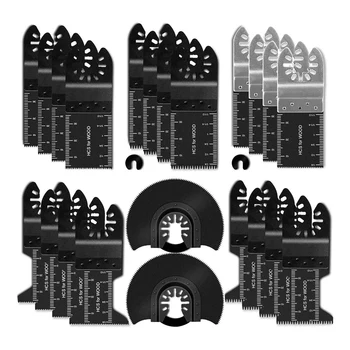 

24Pcs Multifunctional Saw Blade Universal Saw Blade Woodworking Hole Cutting Saw Blade