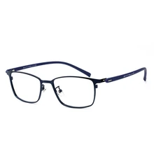 Новые модные простые очки для чтения с металлической оправой, без градусов, TR90, Квадратные ретро очки для чтения, унисекс, Дикие повседневные очки