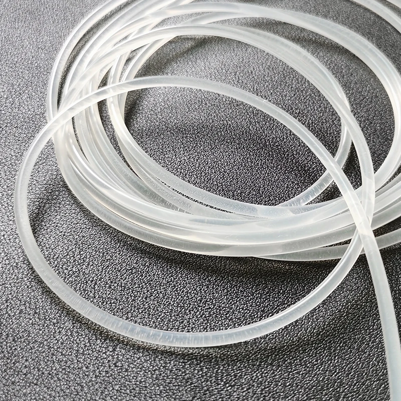 10 Meters Clear Silicone Rubber Strip Round Dia. 1/2/3/4/5/10/12 mm  Rubber Solid Seal Strip Round Bar
