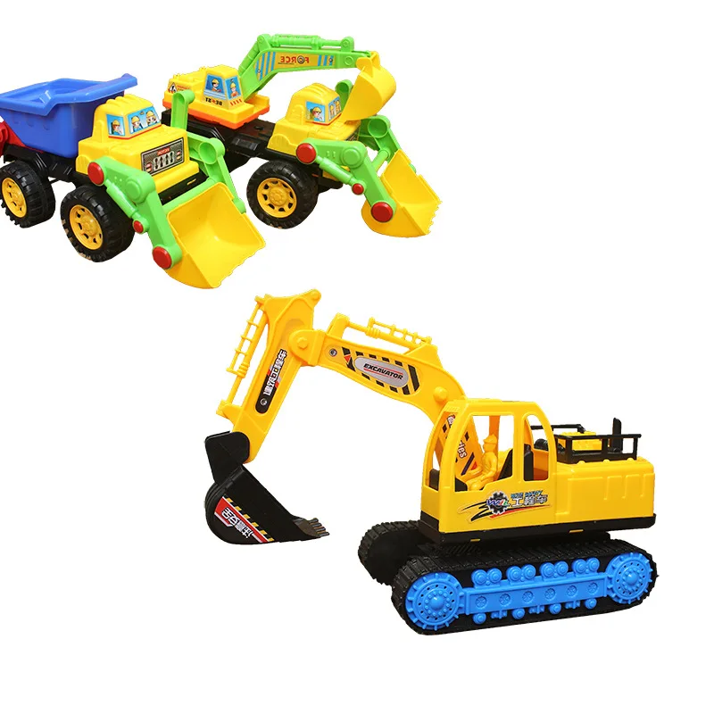 

Forklift Children Excavator Inertia Beach Dump Truck Copyright Engineering Vehicle Set Large Size Drop-resistant Excavator Men's