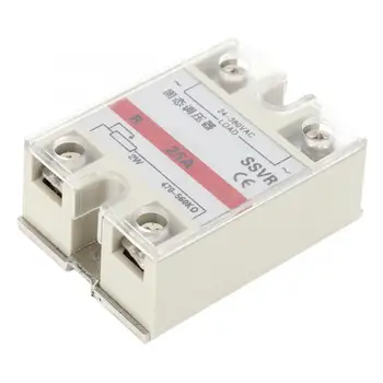 

10A/25A Solid State Relay SSVR-10A/25A Single Phase Solid State Relay Voltage Regulator 220/380VAC Resistance Voltage Regulator