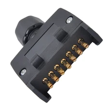 1 шт. разъем для прицепа 12 в 7 способ плоский женский 7-контактный A1429 разъем для прицепа разъем для грузовика RV Лодочный Прицеп Caravan автомобильный