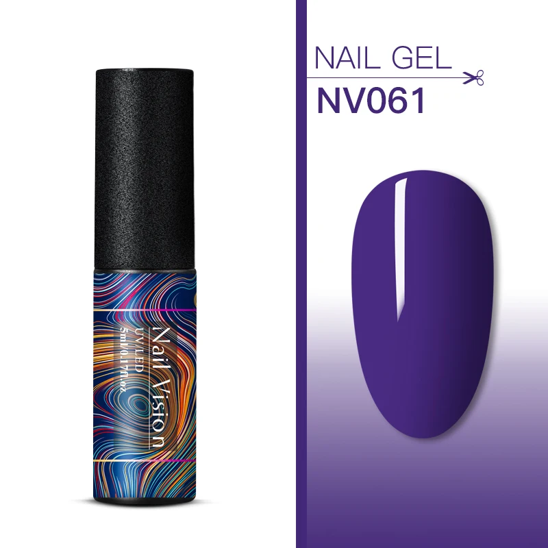Nail Vision Чистый Цвет гель Гель-лак для ногтей Краска Полупостоянный гель для дизайна ногтей для маникюра гель верхнее покрытие Гибридный праймер - Цвет: HHS06656