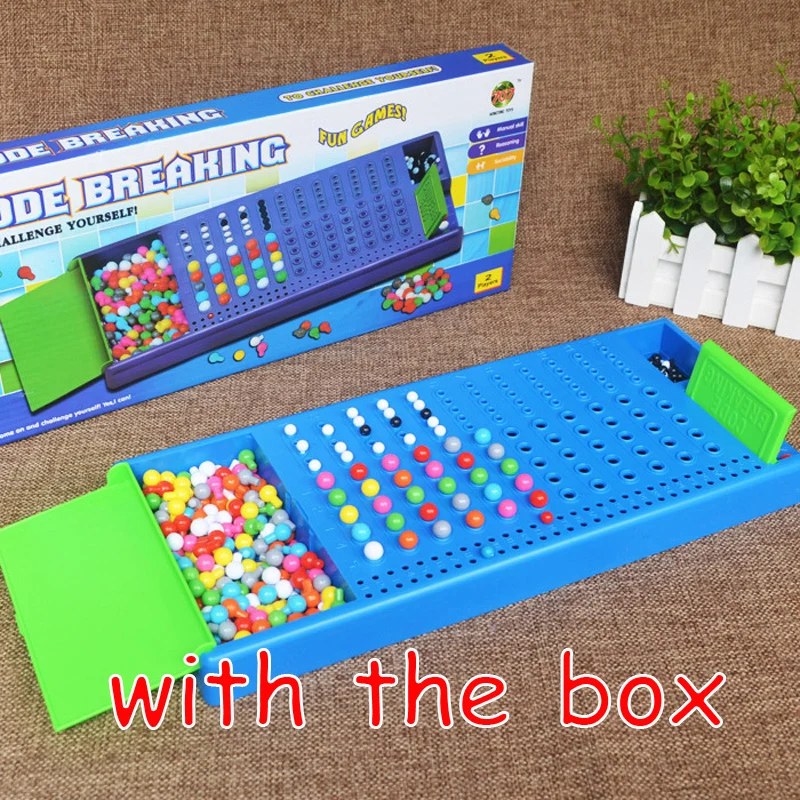 with the box Семейная забавная головоломка игры битва код ломающийся вызов игрушки мастерум Родитель Дети два игрока Обучающие игрушки интеллекта - Цвет: with the box
