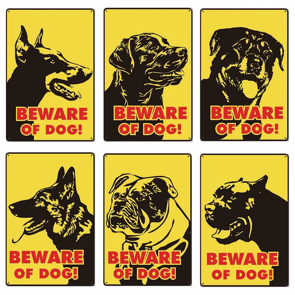 Beware of Dog 9 X 12 Washable Flexible Warning Plastic Sign for sale online 