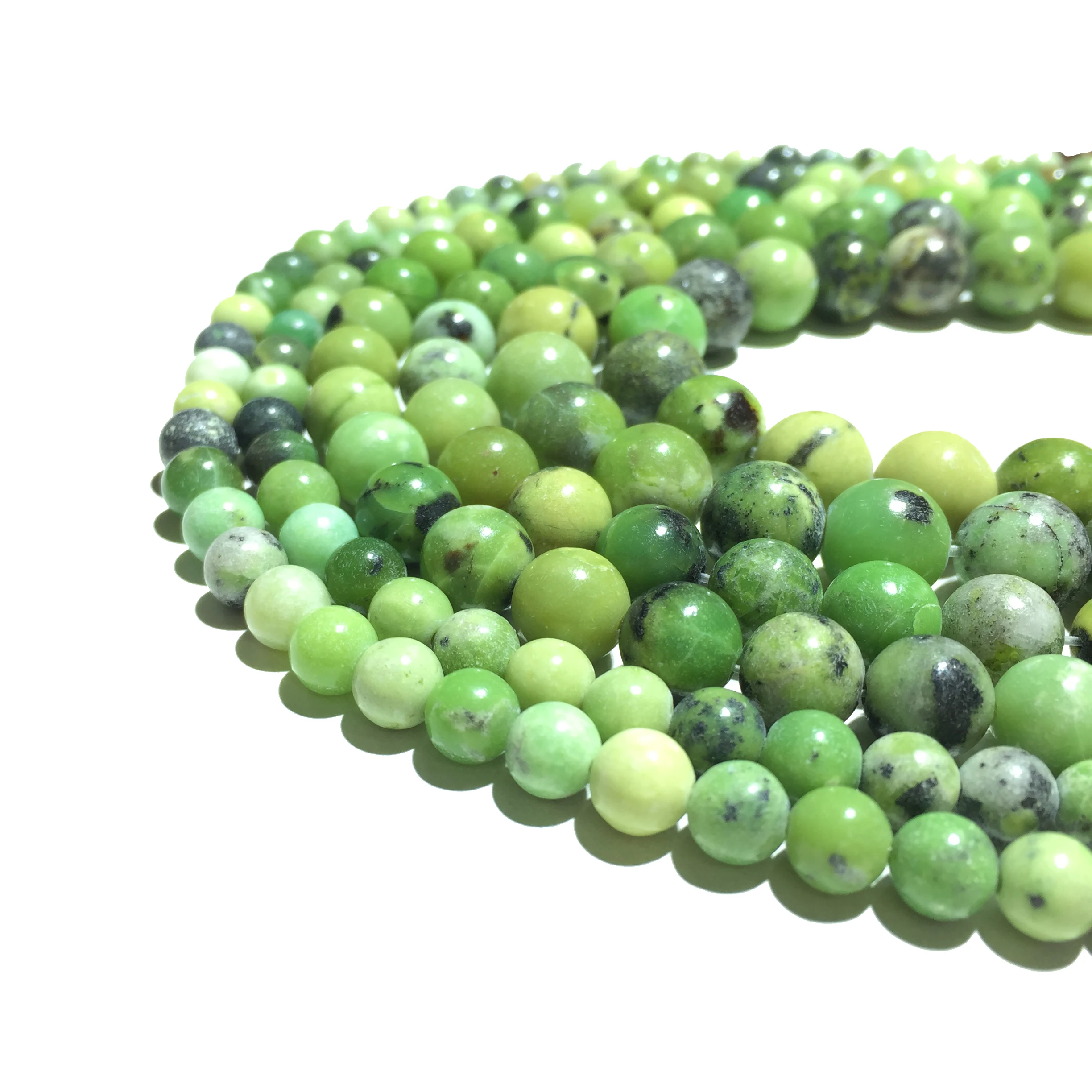 Natural 6mm Australian Jade Beads Gemstone Spacer Round Beads for