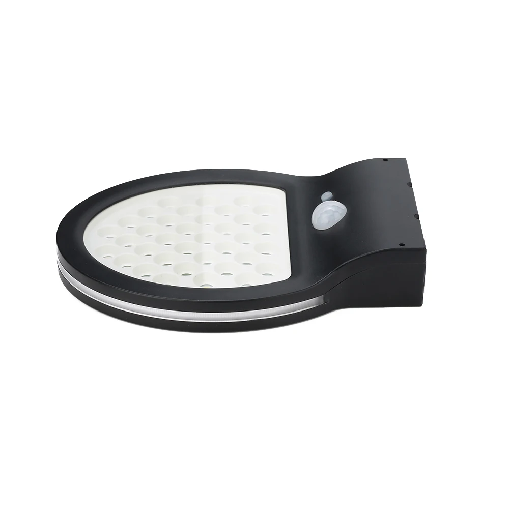 Светильник для забора с датчиком движения, солнечный IP65 36LED, ландшафтный, для дома, для безопасности, для двора, уличный светильник, светильник для дорожки, настенный светильник