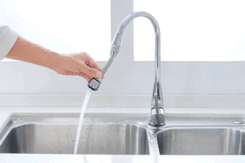 

1PC 360 Stainless Water Saving Flexible Faucet Sprayer Turbo Flex Sink Faucet Sprayer Jet Sprayer Kitchen Extension Accessories