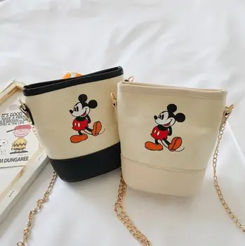 

Disney girls boys backpack children cartoon mickey messenger bag school bag baby shoulder bag handbag